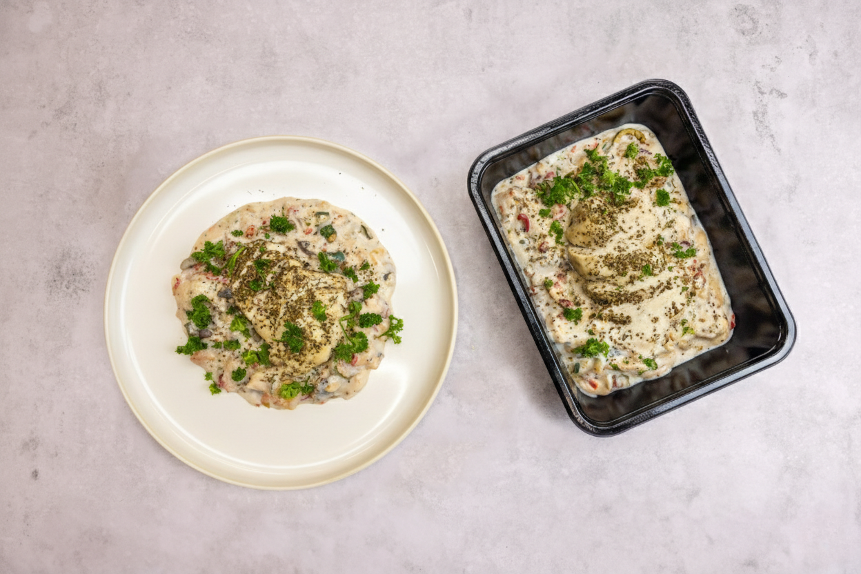 Mac and Cheese met kip (DAG ÉÉN)