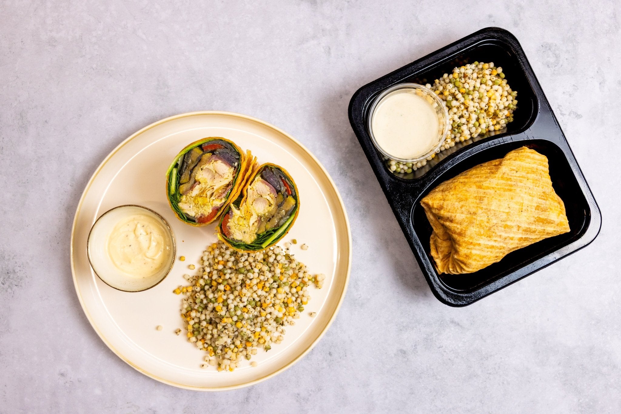 Italiaanse wrap pulled chicken - Tessa's