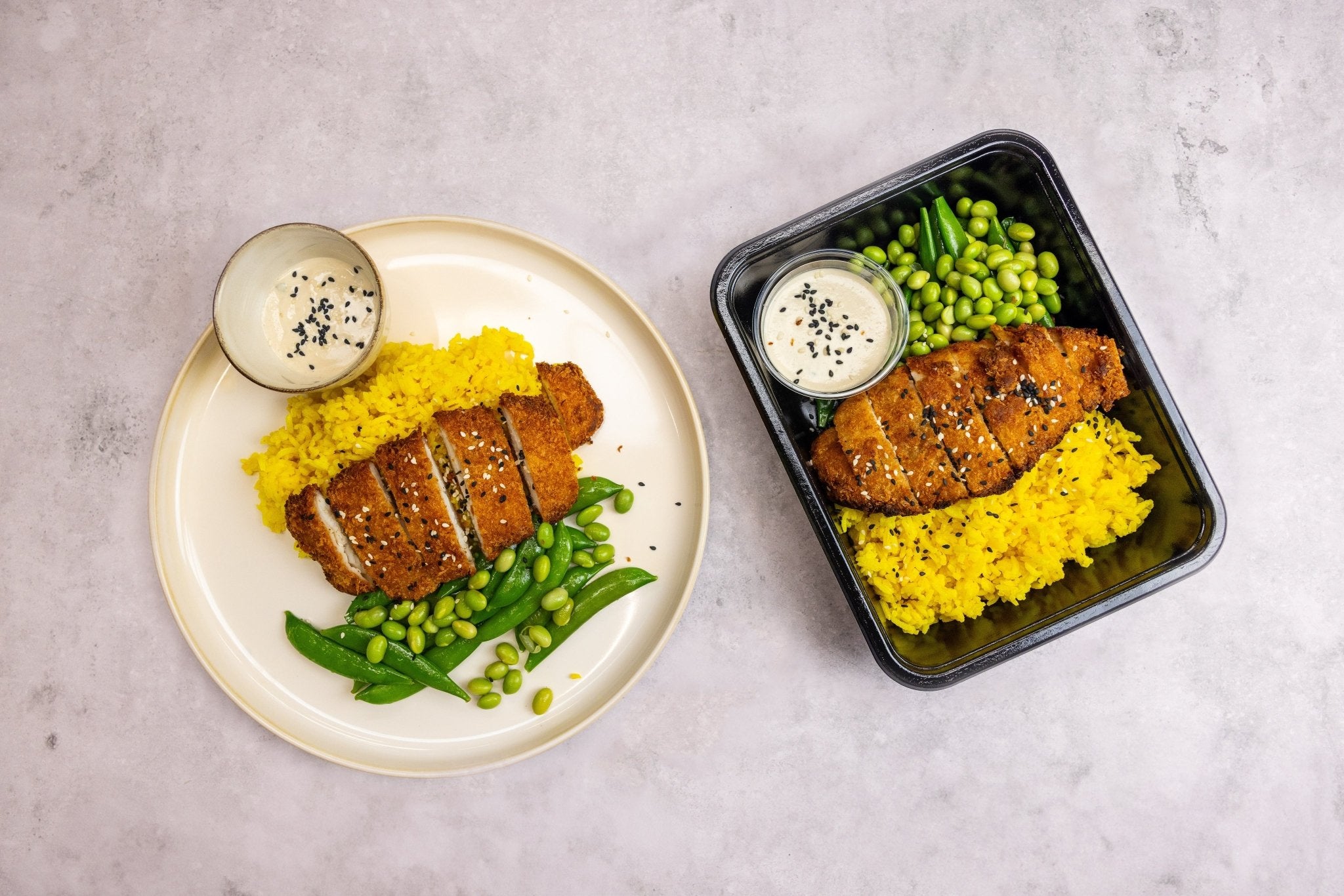 Katsu curry met jasmijnrijst en kip - Tessa's
