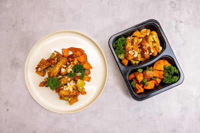 Marokkaanse tajine met kip en zoete aardappel