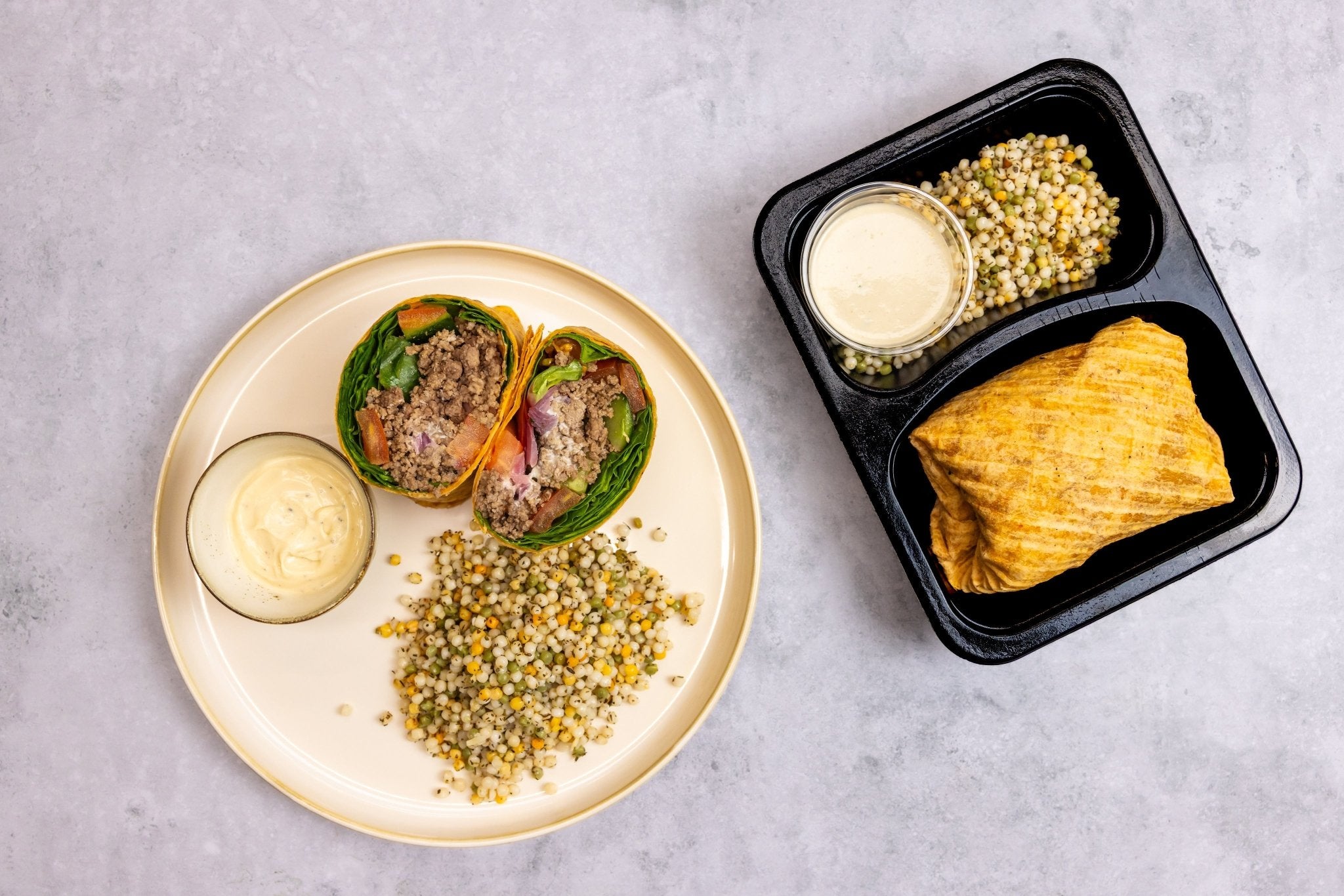 Truffel wrap met rundergehakt - Tessa's