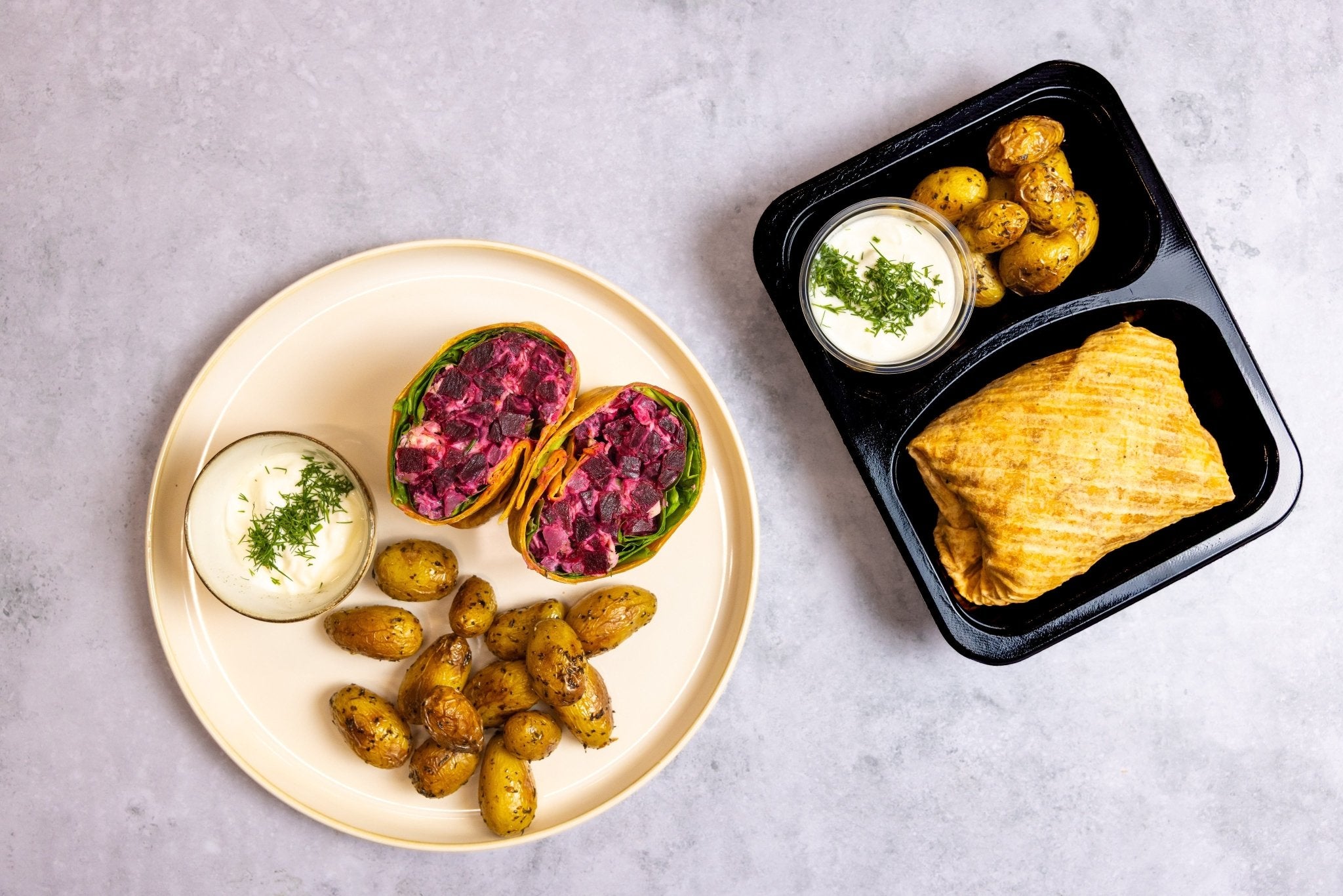 Wrap met zalm en roomkaas - Tessa's