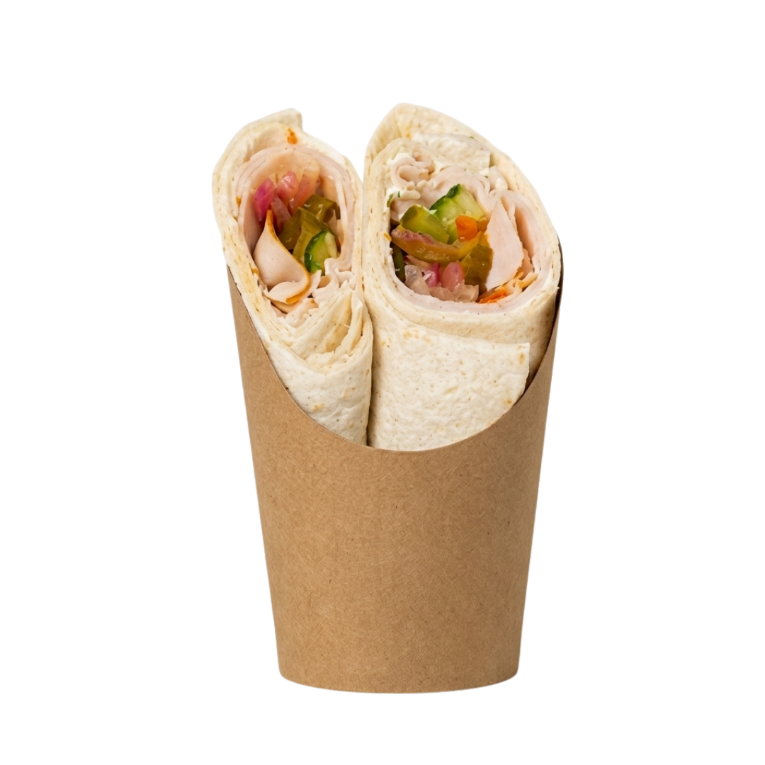 Wrap met gerookte kip en cream cheese
